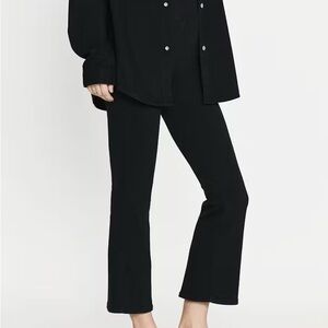 The Jetset Crop Mini Boot in Sheen Noir